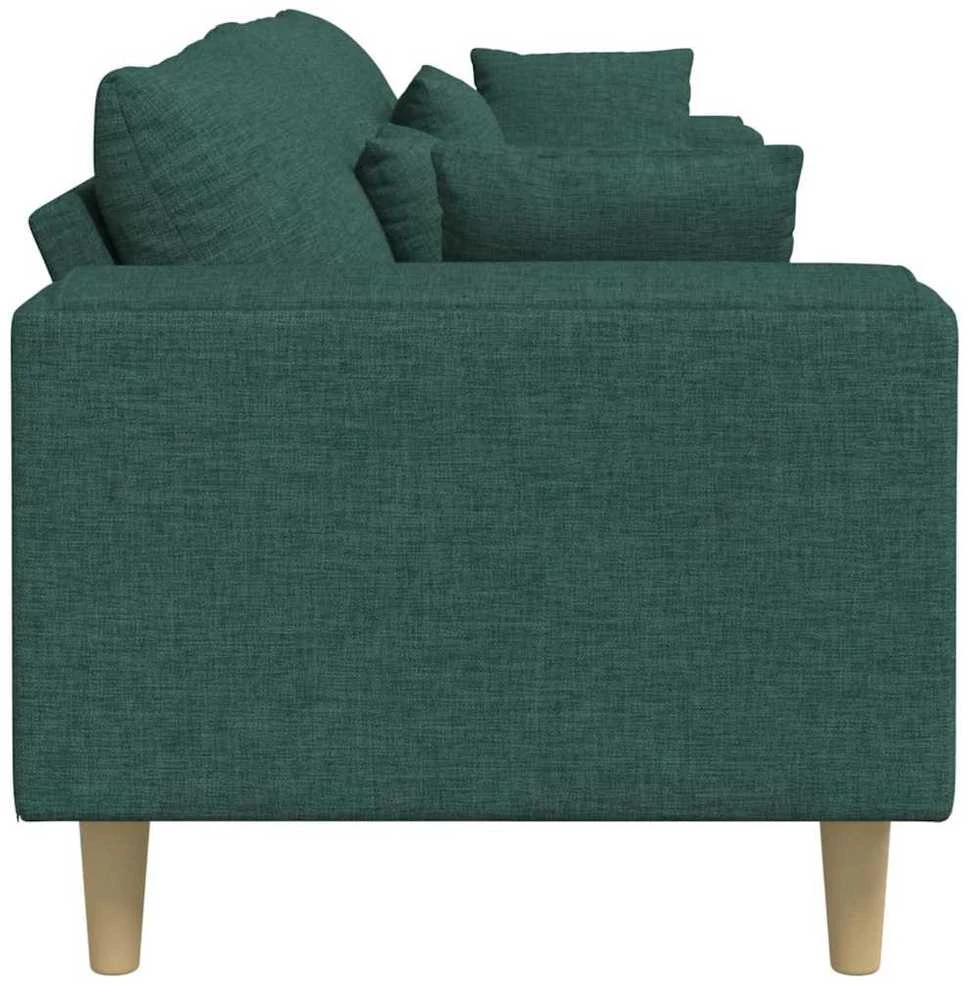 Sofa Tamsiai žalia 250 x 77 x 76 cm audinys