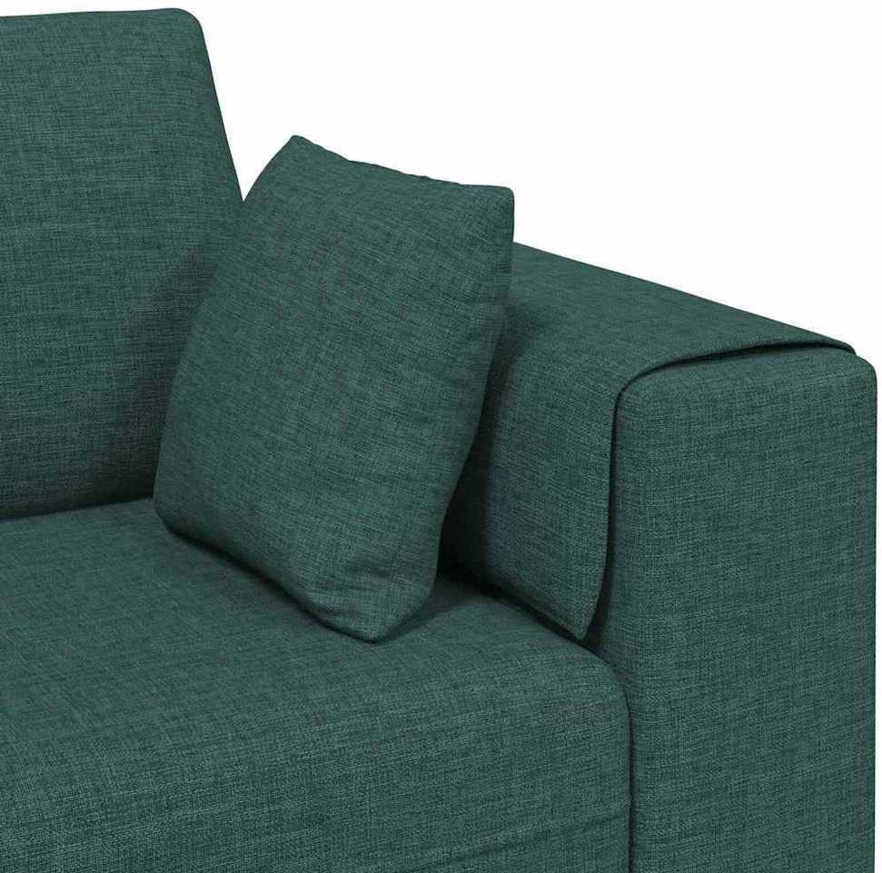 Sofa Tamsiai žalia 250 x 77 x 76 cm audinys