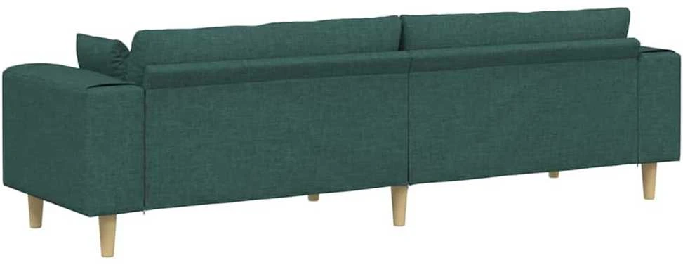 Sofa Tamsiai žalia 250 x 77 x 76 cm audinys