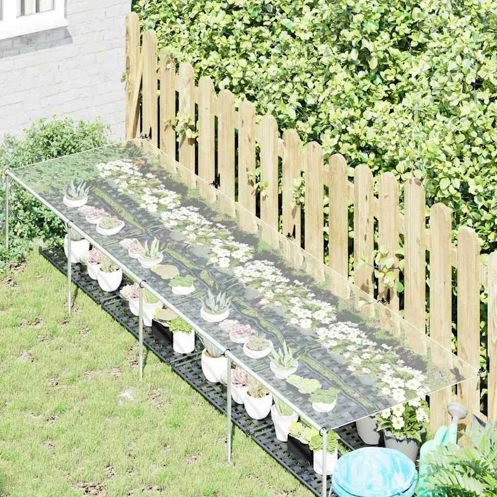 augalų dangtis su kilpomis 1x5 m PVC