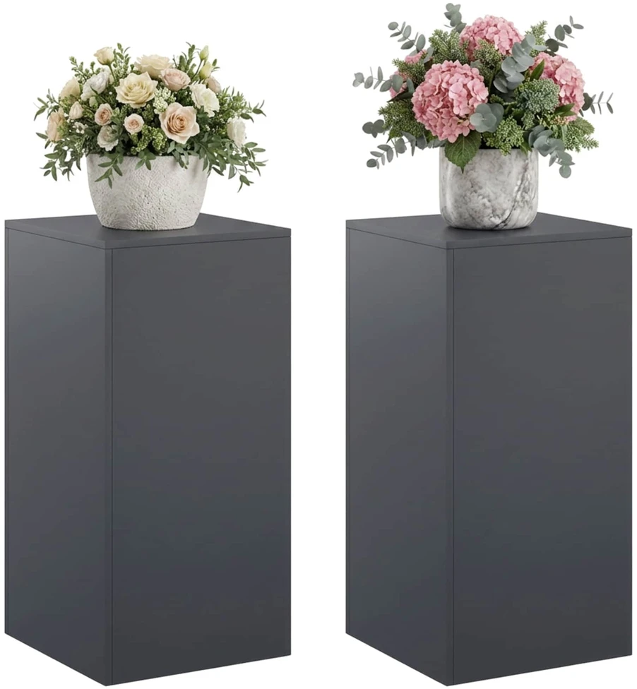 Augalų stovas 2 vnt. Antracito 40 x 40 x 80 cm