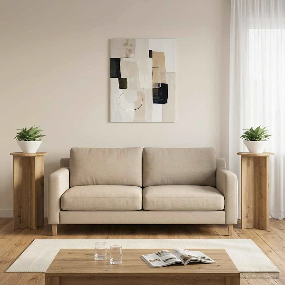 Augalų stovas 2 vnt. Artisano ąžuolo 40 x 40 x 80 cm