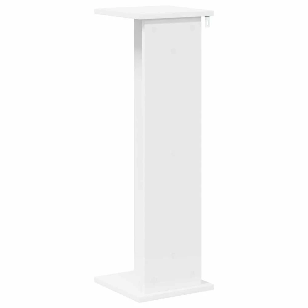 Augalų stovas 2 vnt. Balta 25 x 25,5 x 80,5 cm Apdirbta mediena