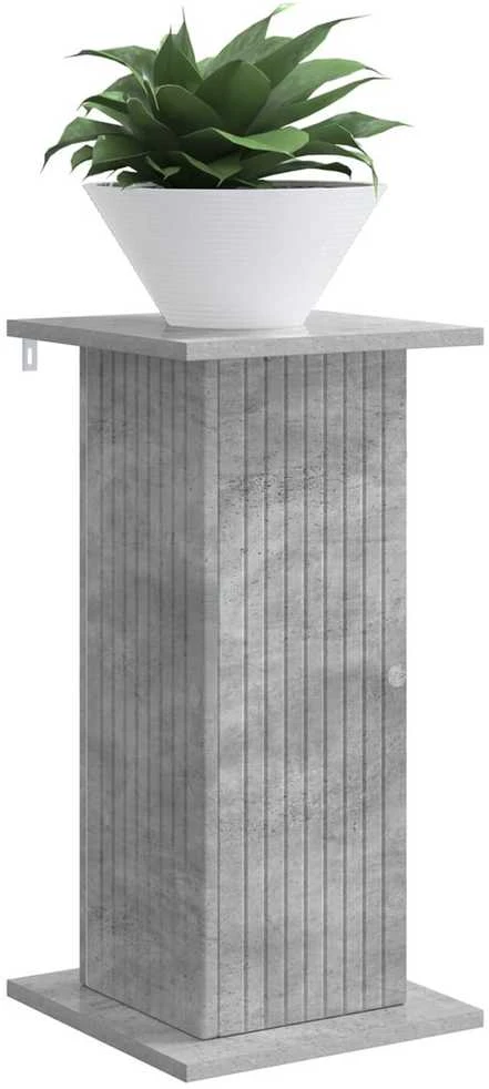 Augalų stovas 2 vnt. Betono pilka 30,5 x 30 x 60,5 cm