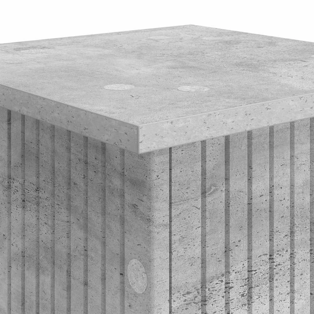 Augalų stovas 2 vnt. Betono pilka 30,5 x 30 x 60,5 cm