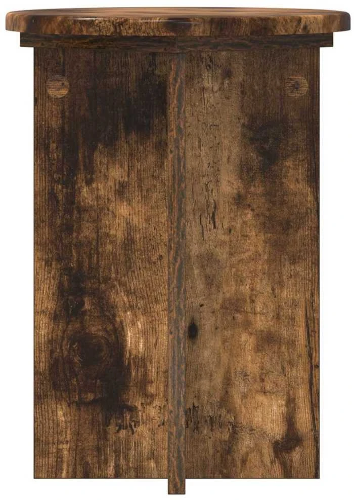 Augalų stovas 2 vnt. Dūminio ąžuolo Ø29,5 x 40 cm