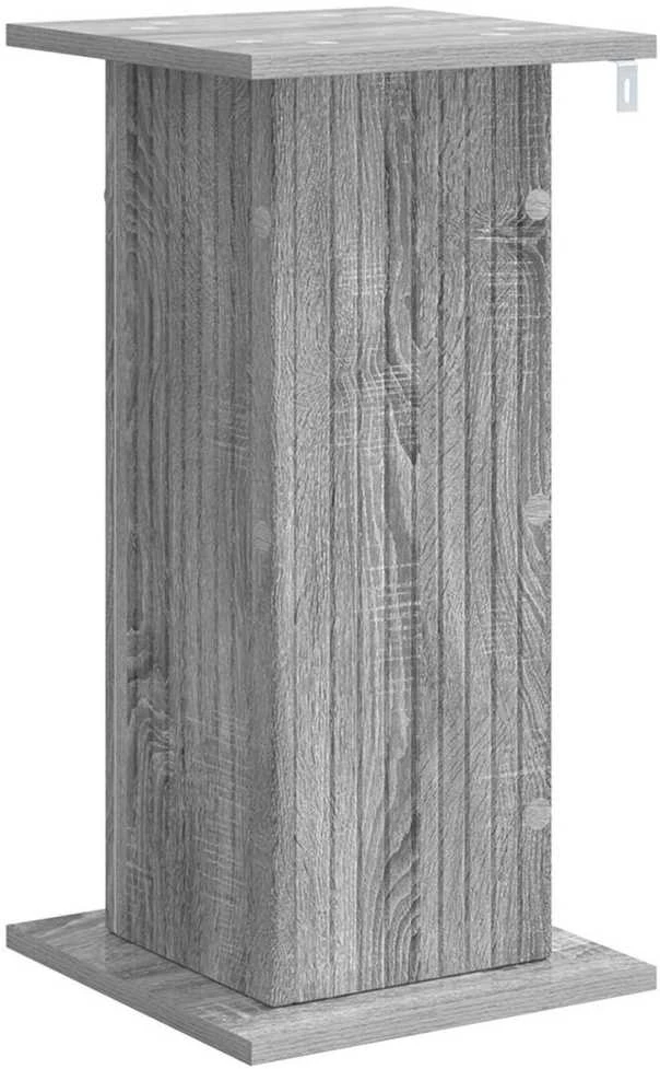 Augalų stovas 2 vnt. Pilka sonoma ąžuolo 30,5 x 30 x 60,5 cm