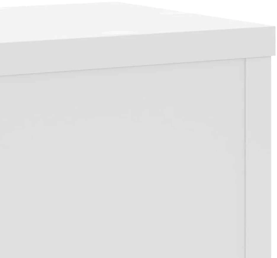 Stovai augalams, 2vnt., balti, 17x17x60cm, apdirbta mediena
