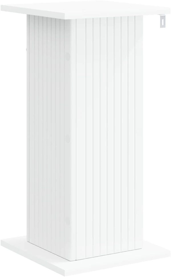 Augalų stovas 2 vnt. Balta 30,5 x 30 x 60,5 cm Apdirbta mediena