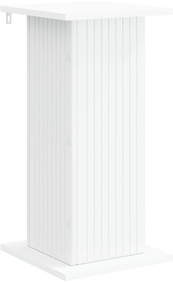 Augalų stovas 2 vnt. Balta 30,5 x 30 x 60,5 cm Apdirbta mediena