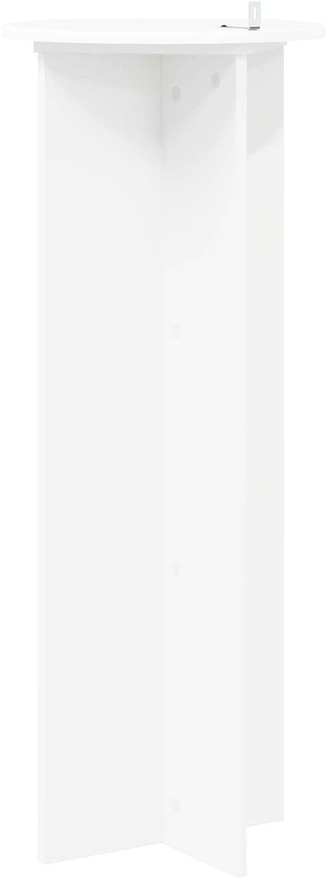 Augalų stovas 2 vnt. Balta Ø40 x 100 cm Apdirbta mediena