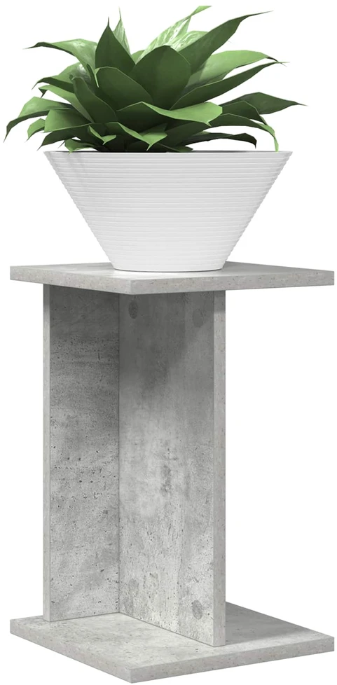 Augalų stovas 2 vnt. Betono pilka 25 x 25,5 x 40,5 cm