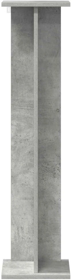 Augalų stovas 2 vnt. Betono pilka 25 x 25,5 x 100,5 cm