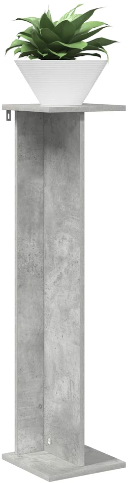 Augalų stovas 2 vnt. Betono pilka 25 x 25,5 x 100,5 cm