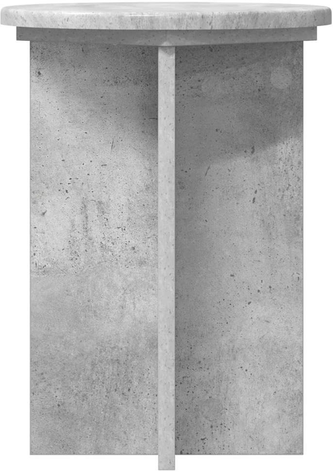 Augalų stovas 2 vnt. Betono pilka Ø29,5 x 40 cm