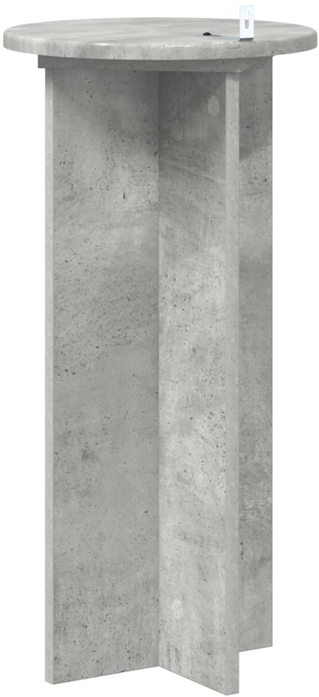 Augalų stovas 2 vnt. Betono pilka 29,5 x 29,5 x 60 cm