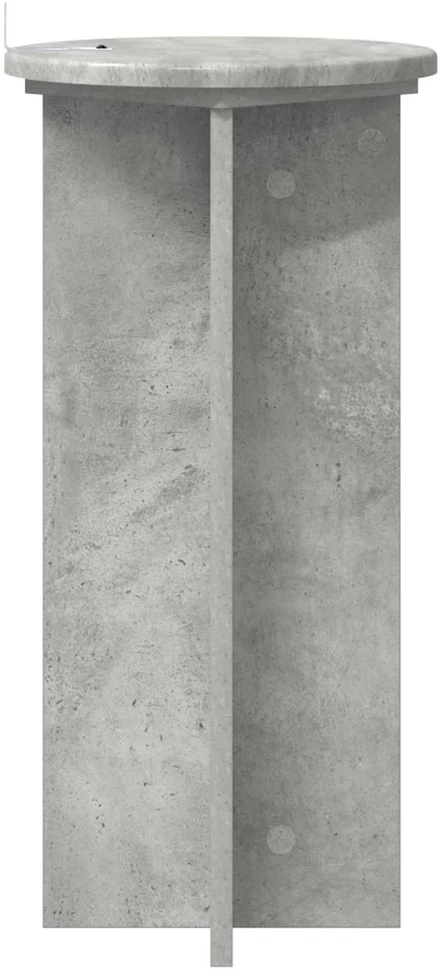 Augalų stovas 2 vnt. Betono pilka 29,5 x 29,5 x 60 cm