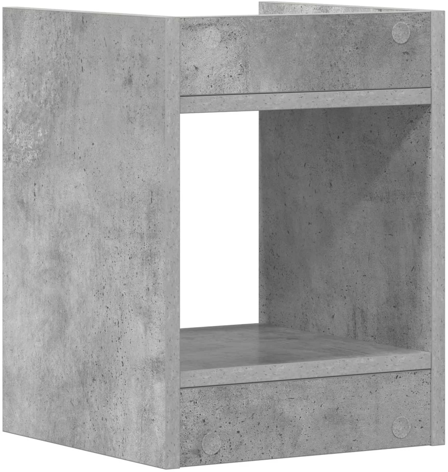 Augalų stovas 2 vnt. Betono pilka 30 x 30 x 40 cm