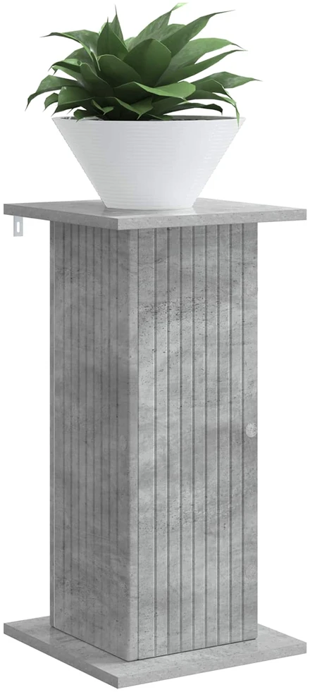 Augalų stovas 2 vnt. Betono pilka 30,5 x 30 x 60,5 cm