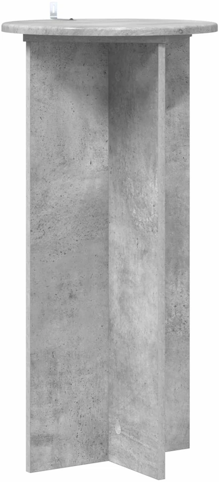 Augalų stovas 2 vnt. Betono pilka 40 x 40 x 80 cm