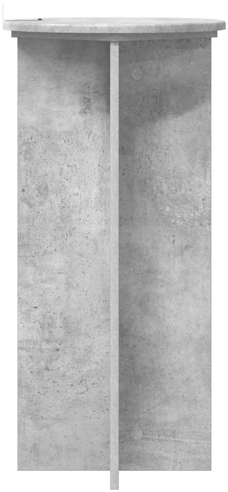 Augalų stovas 2 vnt. Betono pilka 40 x 40 x 80 cm