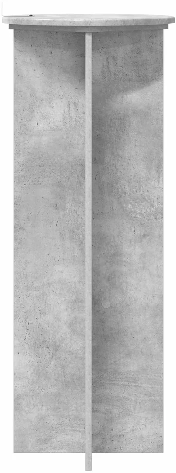 Augalų stovas 2 vnt. Betono pilka Ø40 x 100 cm Apdirbta mediena