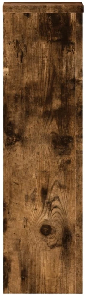 Stovai augalams, 2vnt., dūminiai, 17x17x60cm, apdirbta mediena