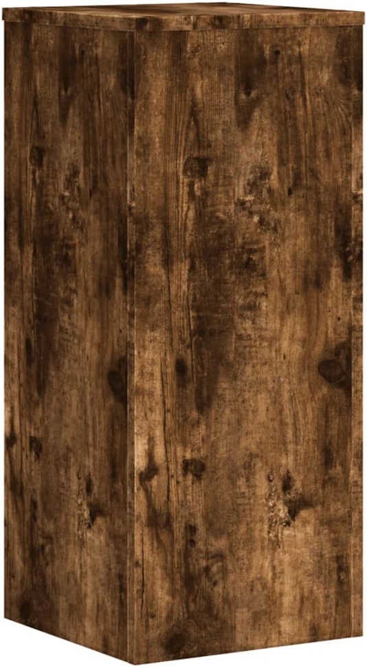 Stovai augalams, 2vnt., dūminiai, 30x30x70cm, apdirbta mediena