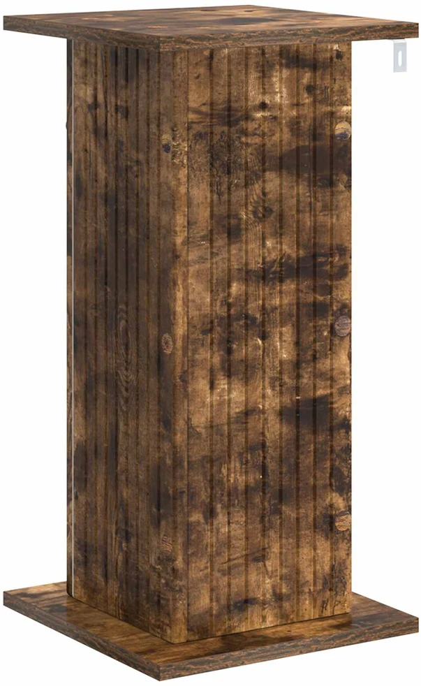 Augalų stovas 2 vnt. Dūminio ąžuolo 30,5 x 30 x 60,5 cm