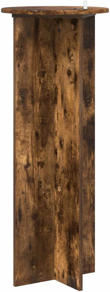 Augalų stovas 2 vnt. Dūminio ąžuolo Ø40 x 100 cm