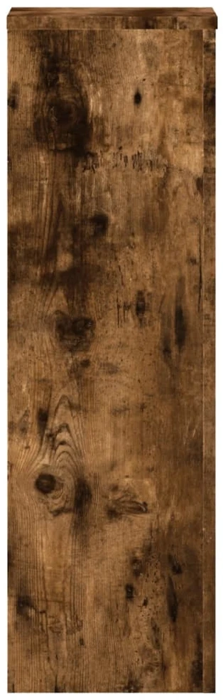 Stovai augalams, 2vnt., dūminiai, 25x25x80cm, apdirbta mediena