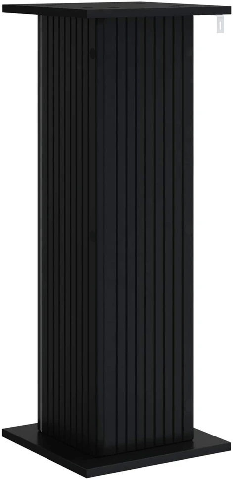 Augalų stovas 2 vnt. Juoda 30,5 x 30 x 80,5 cm Apdirbta mediena