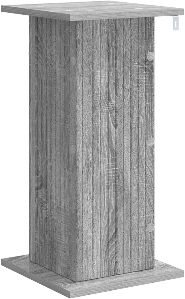 Augalų stovas 2 vnt. Pilka sonoma ąžuolo 30,5 x 30 x 60,5 cm