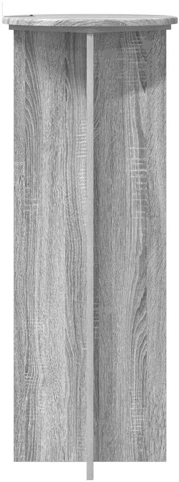 Augalų stovas 2 vnt. Pilka sonoma ąžuolo Ø40 x 100 cm