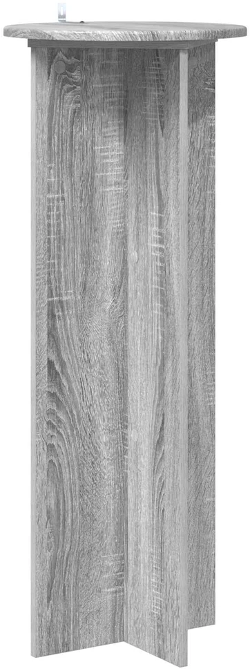 Augalų stovas 2 vnt. Pilka sonoma ąžuolo Ø40 x 100 cm