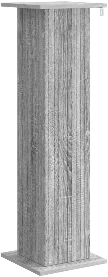 Augalų stovas 2 vnt. Pilka sonoma ąžuolo 30,5 x 30 x 100,5 cm