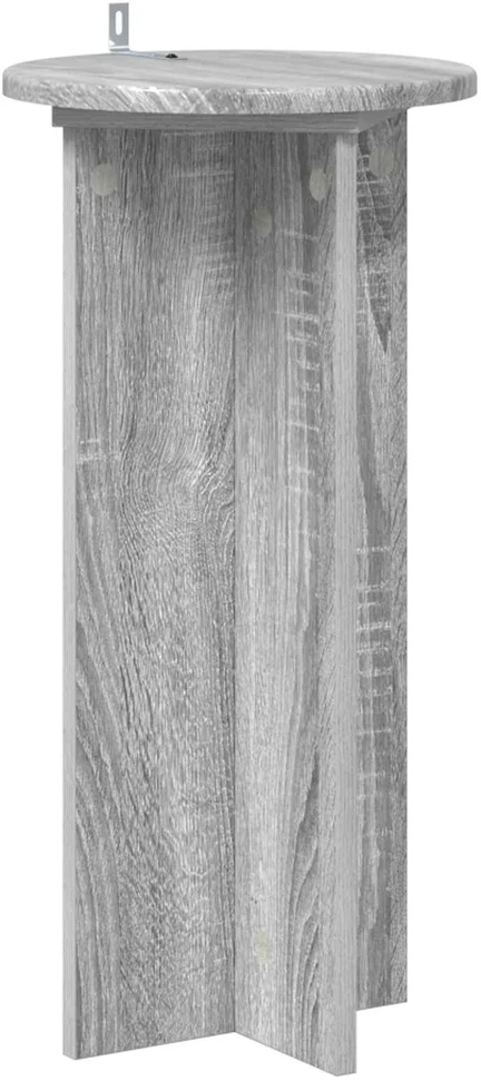 Augalų stovas 2 vnt. Pilka sonoma ąžuolo 29,5 x 29,5 x 60 cm