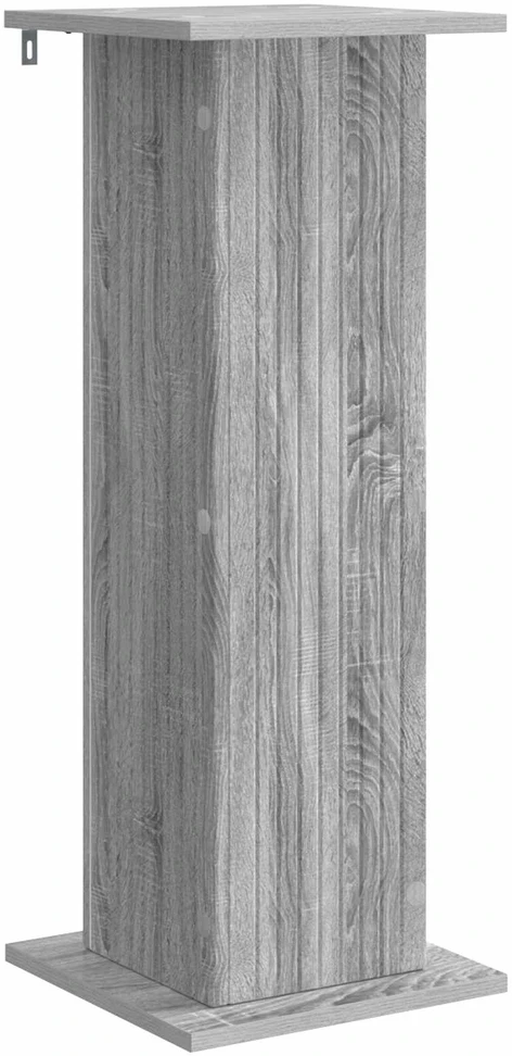 Augalų stovas 2 vnt. Pilka sonoma ąžuolo 30,5 x 30 x 80,5 cm