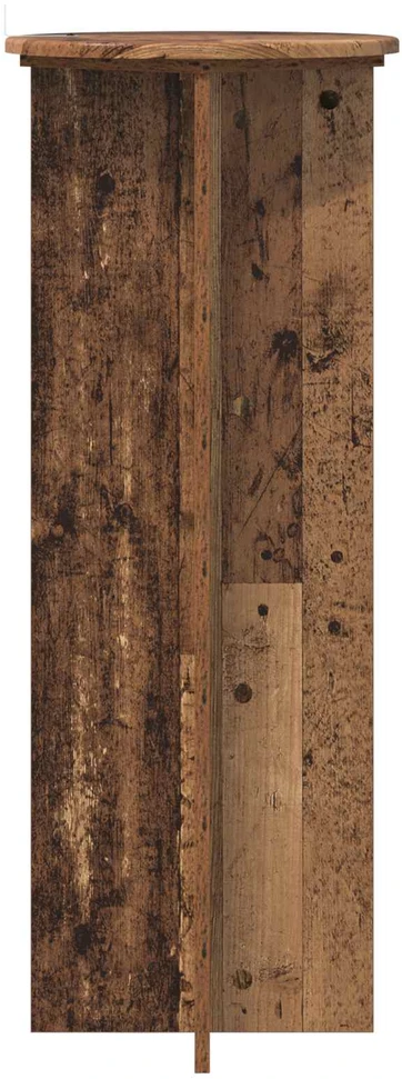 Augalų stovas 2 vnt. Sendintos medienos Ø40 x 100 cm