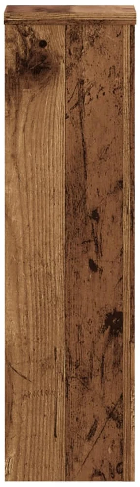 Stovai augalams, 2vnt., sendintos medienos, 17x17x60cm, mediena