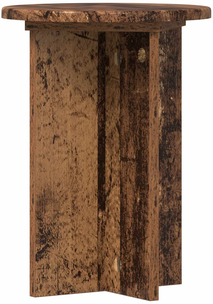 Augalų stovas 2 vnt. Sendintos medienos Ø29,5 x 40 cm