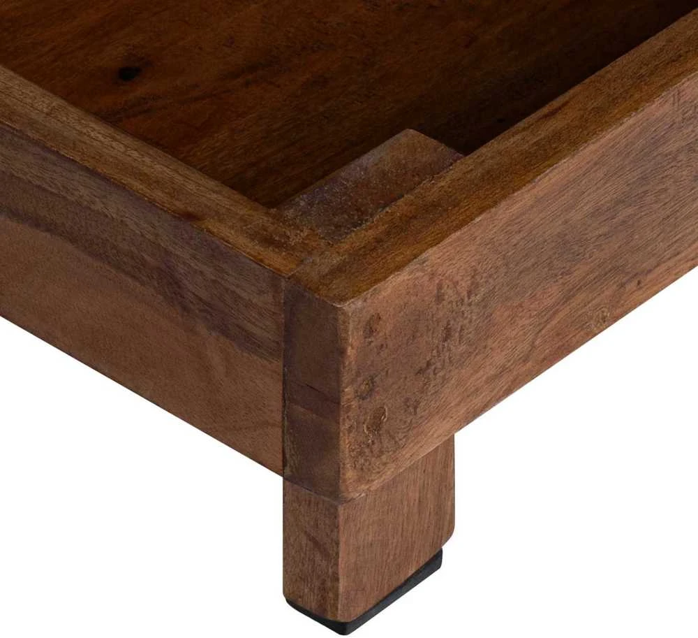 Augalų stovas 3 vnt. Ruda 35 x 35 x 12 cm Mahogany Medis