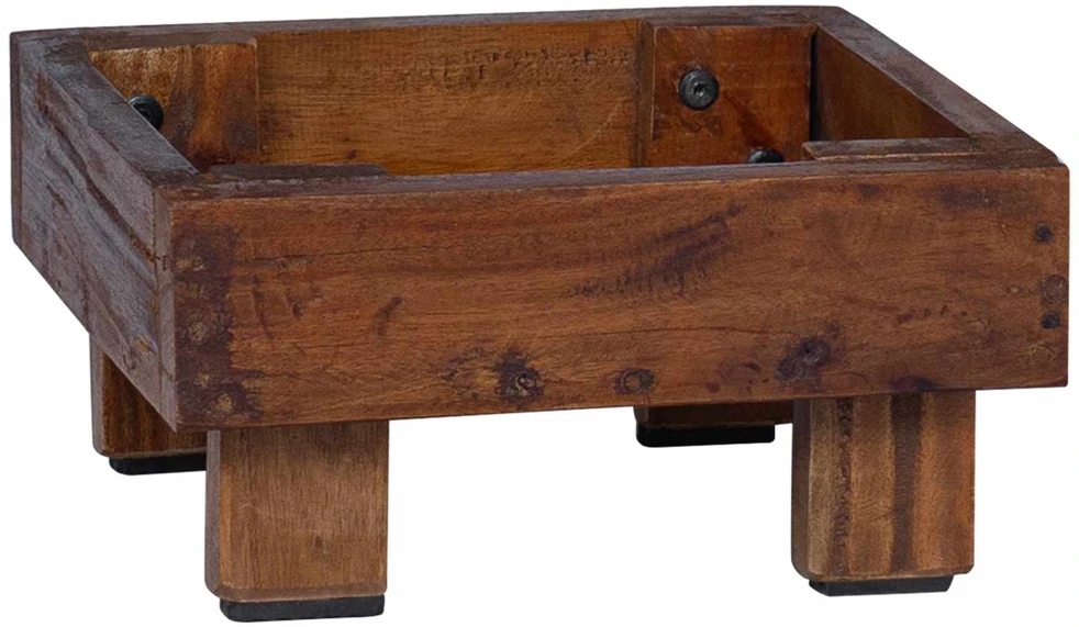 Augalų stovas 3 vnt. Ruda 35 x 35 x 12 cm Mahogany Medis