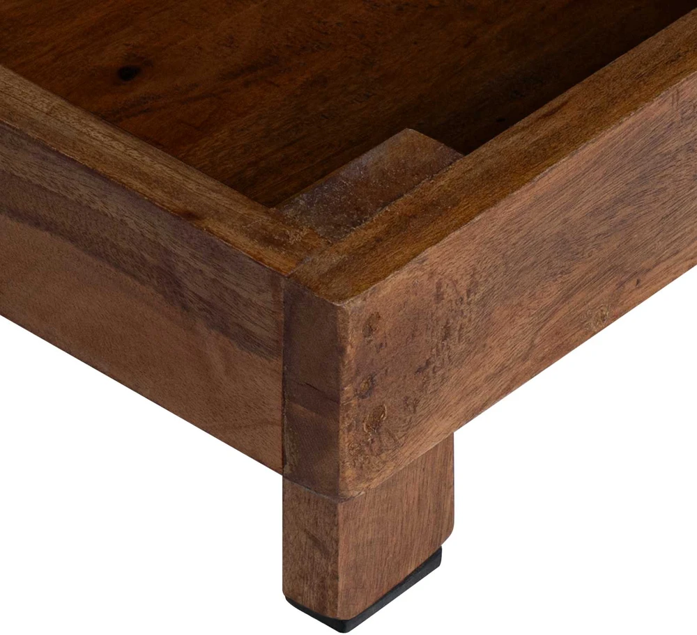 Augalų stovas 3 vnt. Ruda 35 x 35 x 12 cm Mahogany Medis