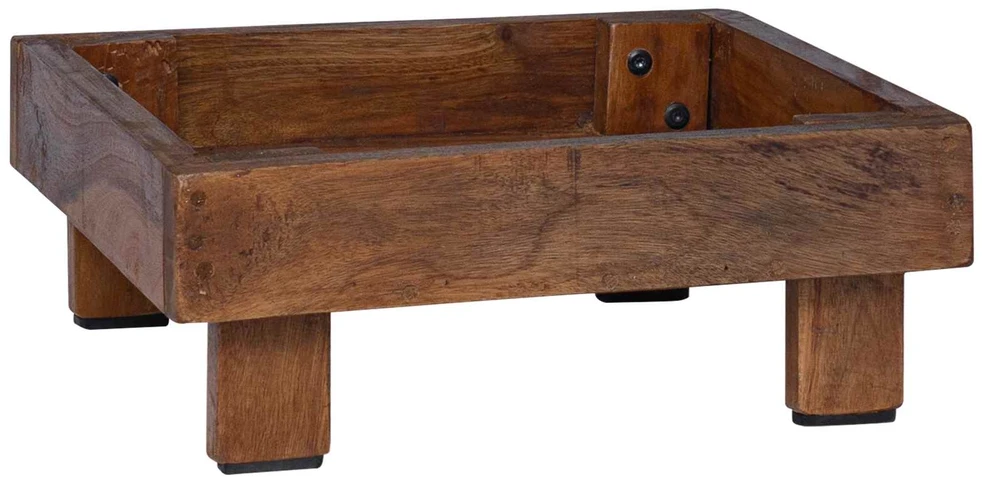 Augalų stovas 3 vnt. Ruda 35 x 35 x 12 cm Mahogany Medis