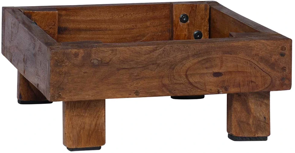 Augalų stovas 3 vnt. Ruda 35 x 35 x 12 cm Mahogany Medis