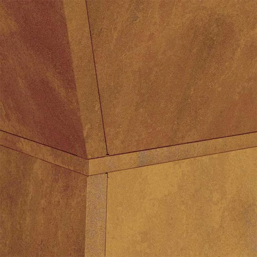 Stulpinis sodinukas Rūdijanti 40 x 40 x 100 cm