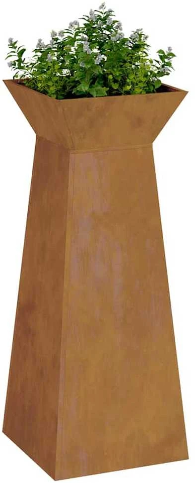 Stulpinis sodinukas 2 vnt. Rūdijanti 40 x 40 x 100 cm