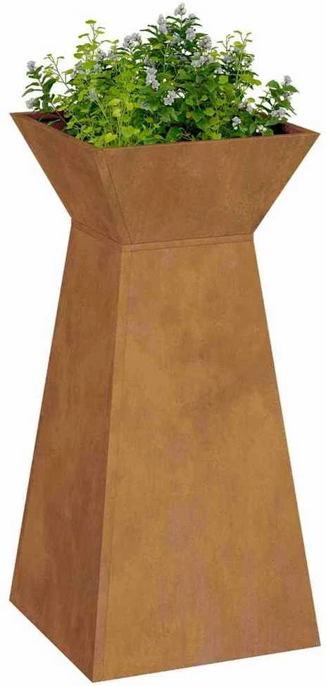 Stulpinis sodinukas 2 vnt. Rūdijanti 35 x 35 x 73 cm