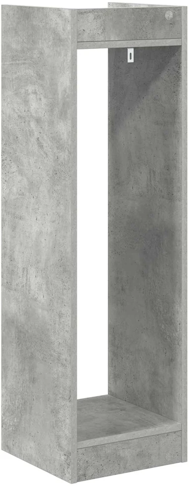 Augalų stovas Betono pilka 30 x 30 x 100 cm Apdirbta mediena
